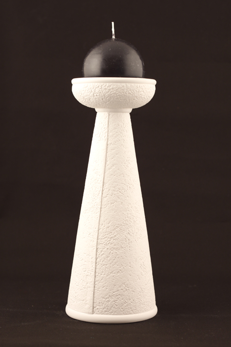 Sienna Candlestick Holder - Colour Off-White