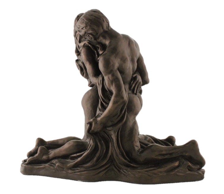 Couple Kneeling - Colour Bronze