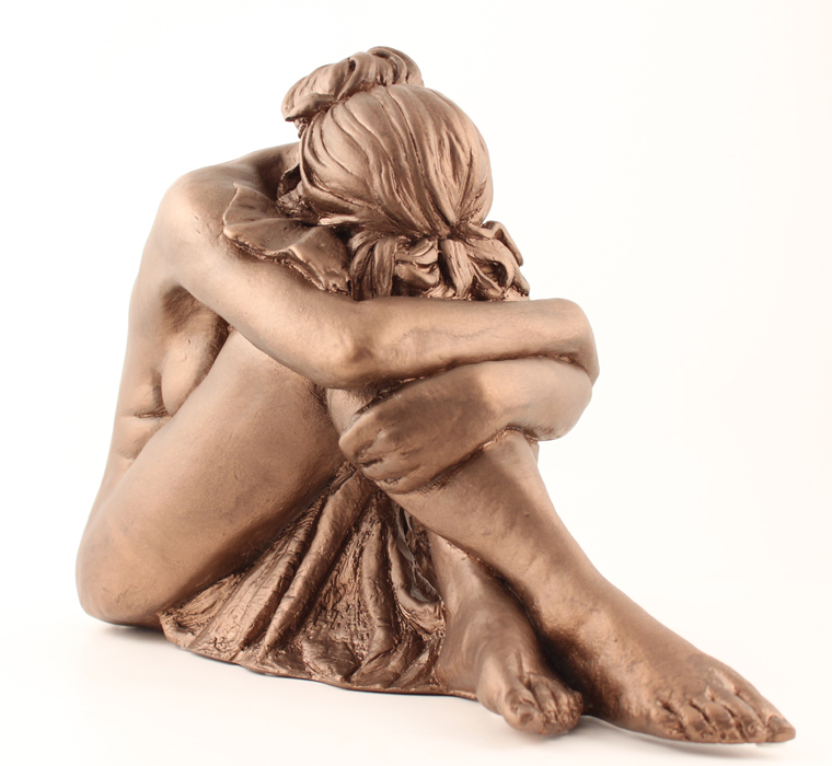 Hiding Her Face - Colour Bronze