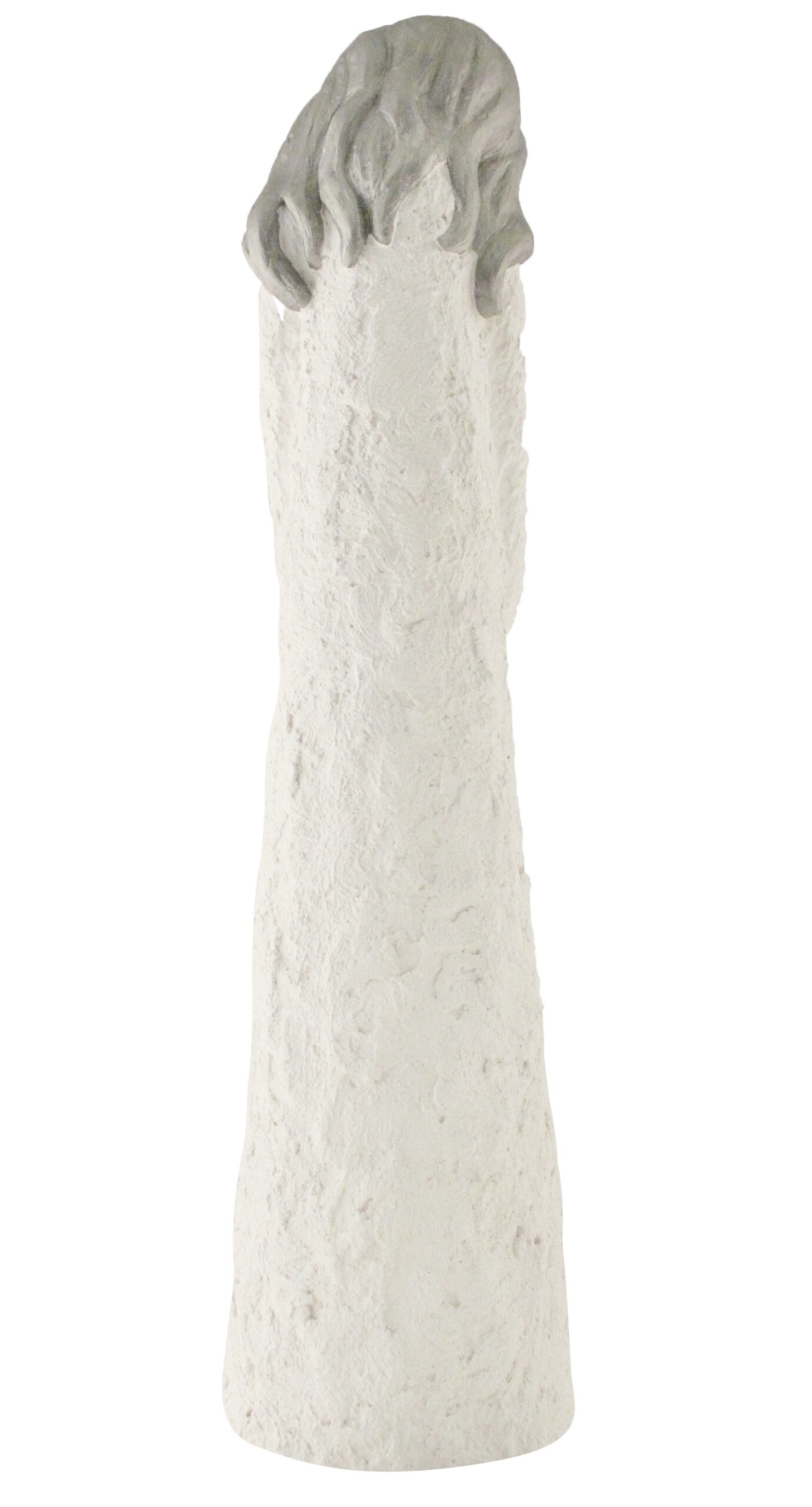 Woman, Longing, With Hands To One Side - Colour White With Silver Hair - Image 3