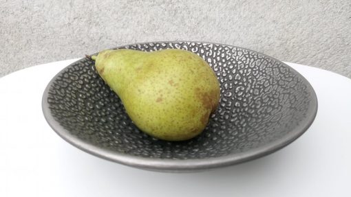 Decorative bowl, small with pattern, 18 cm dia - colour silver and black - Image 2